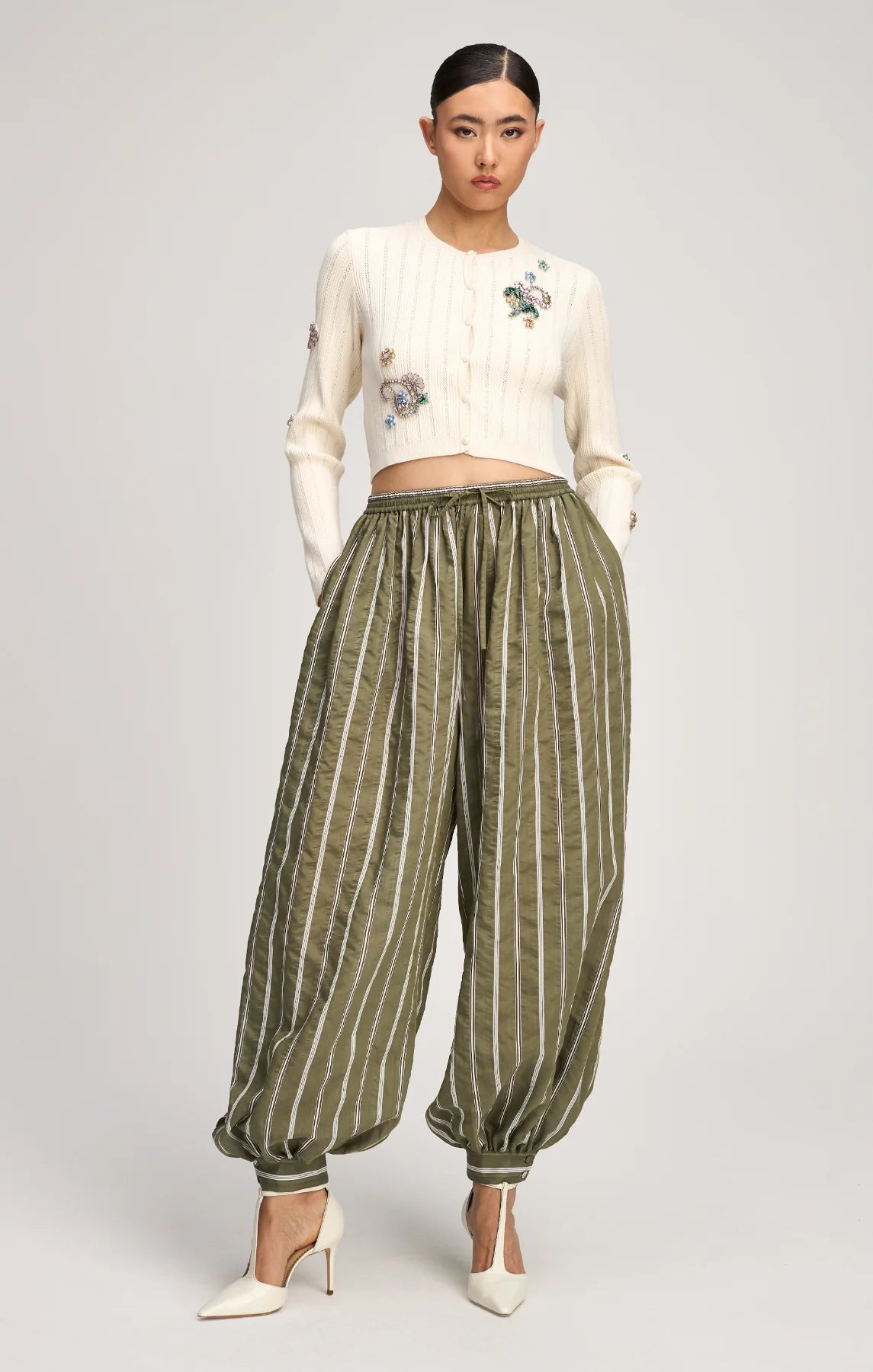 CQS-ZK125110483Z IVORY ALLISON CARDIGAN