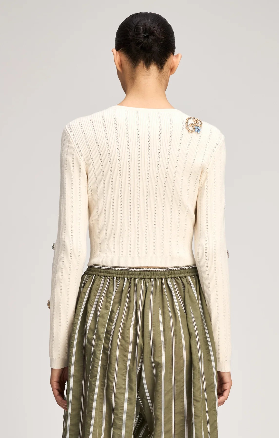 CQS-ZK125110483Z IVORY ALLISON CARDIGAN