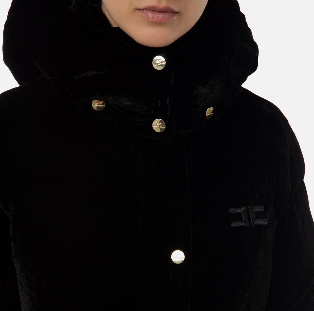 ELS-PI62D36E2 BLACK PUFFER JACKET