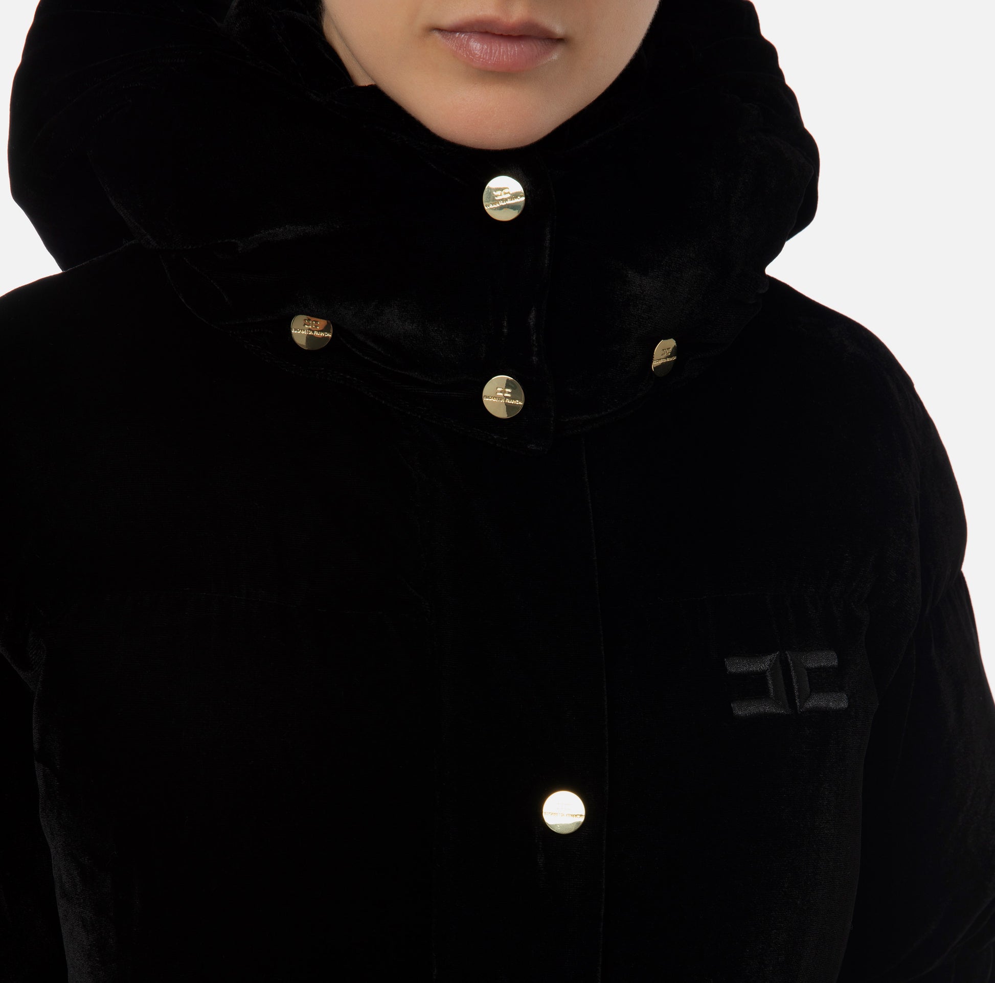 ELS-PI62D36E2 BLACK PUFFER JACKET