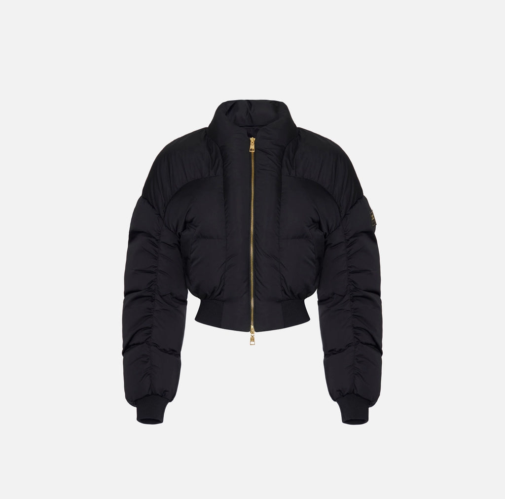 ELS-PI96D66 BLACK DOWN PUFFER JACKET