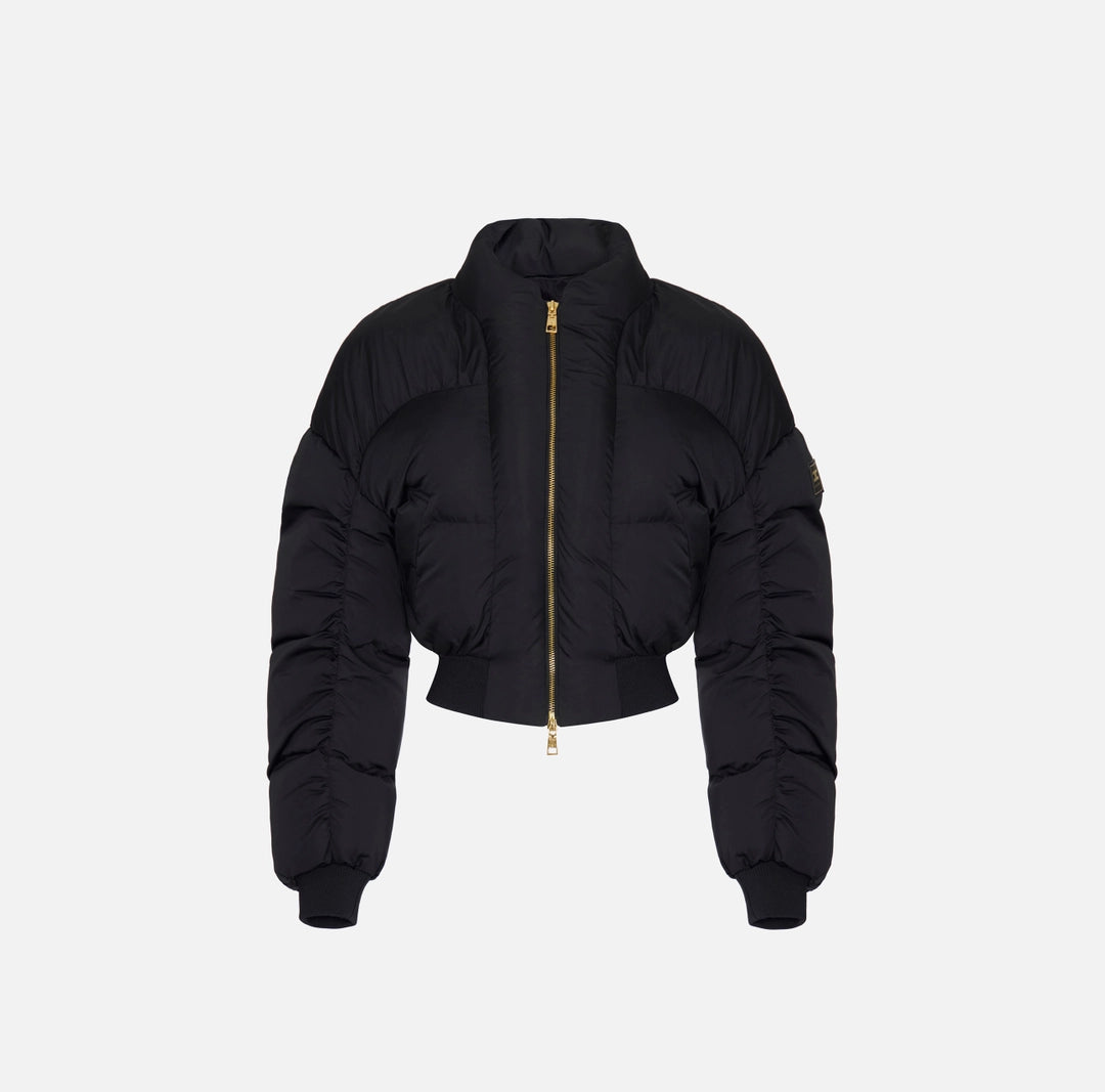 ELS-PI96D66 BLACK DOWN PUFFER JACKET