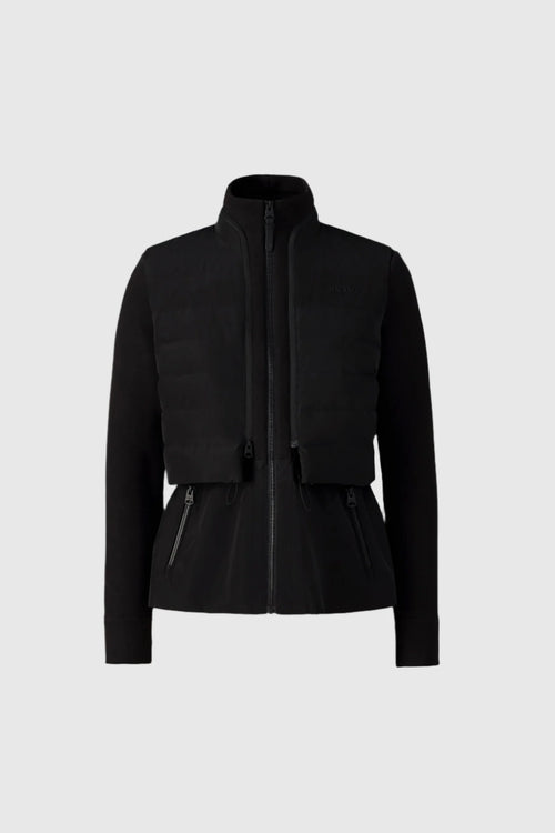 MKG-PRISCILLA BLACK LIGHTWEIGHT JACKET