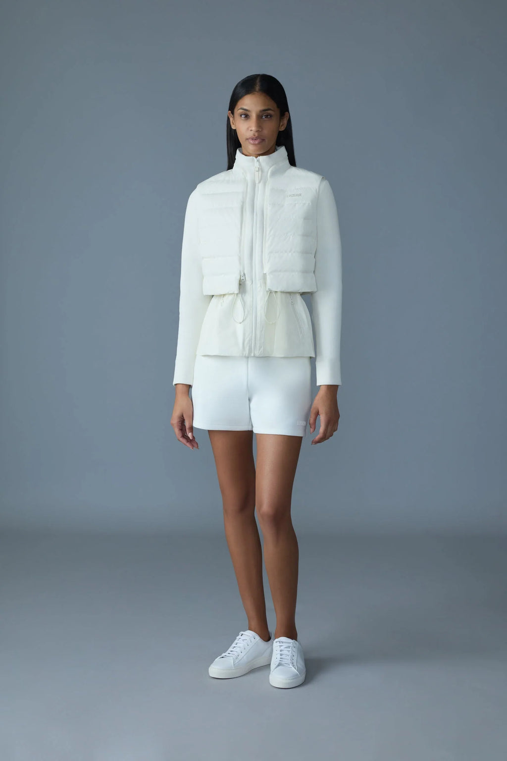MKG-PRISCILLA IVORY LIGHTWEIGHT JACKET