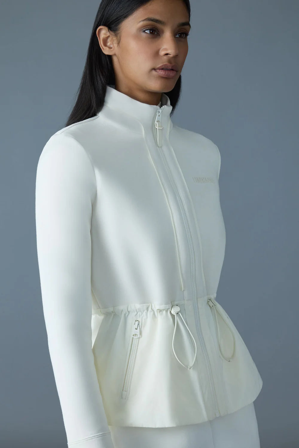 MKG-PRISCILLA IVORY LIGHTWEIGHT JACKET