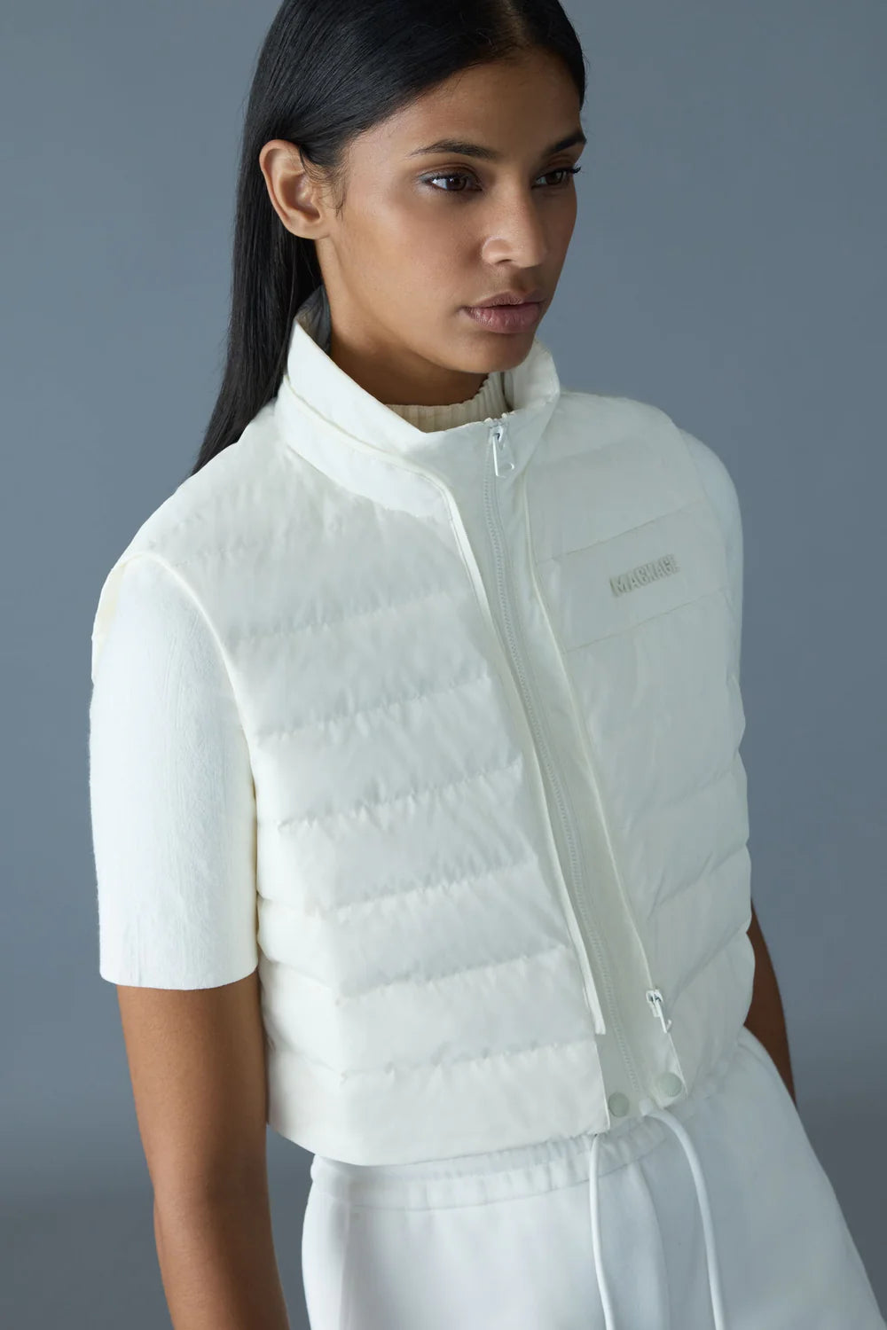 MKG-PRISCILLA IVORY LIGHTWEIGHT JACKET