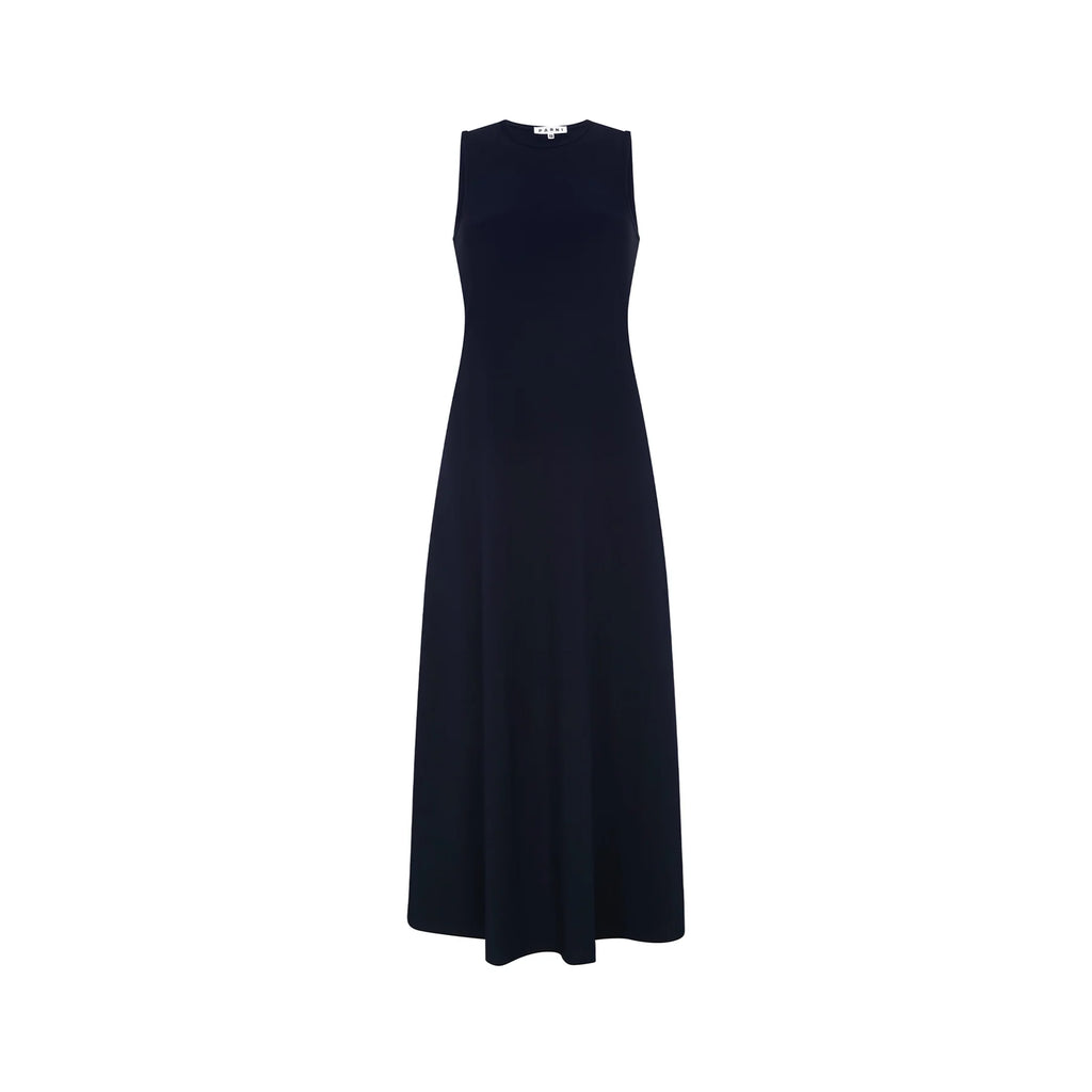 PAR-D338 BLUE COTTON DRESS