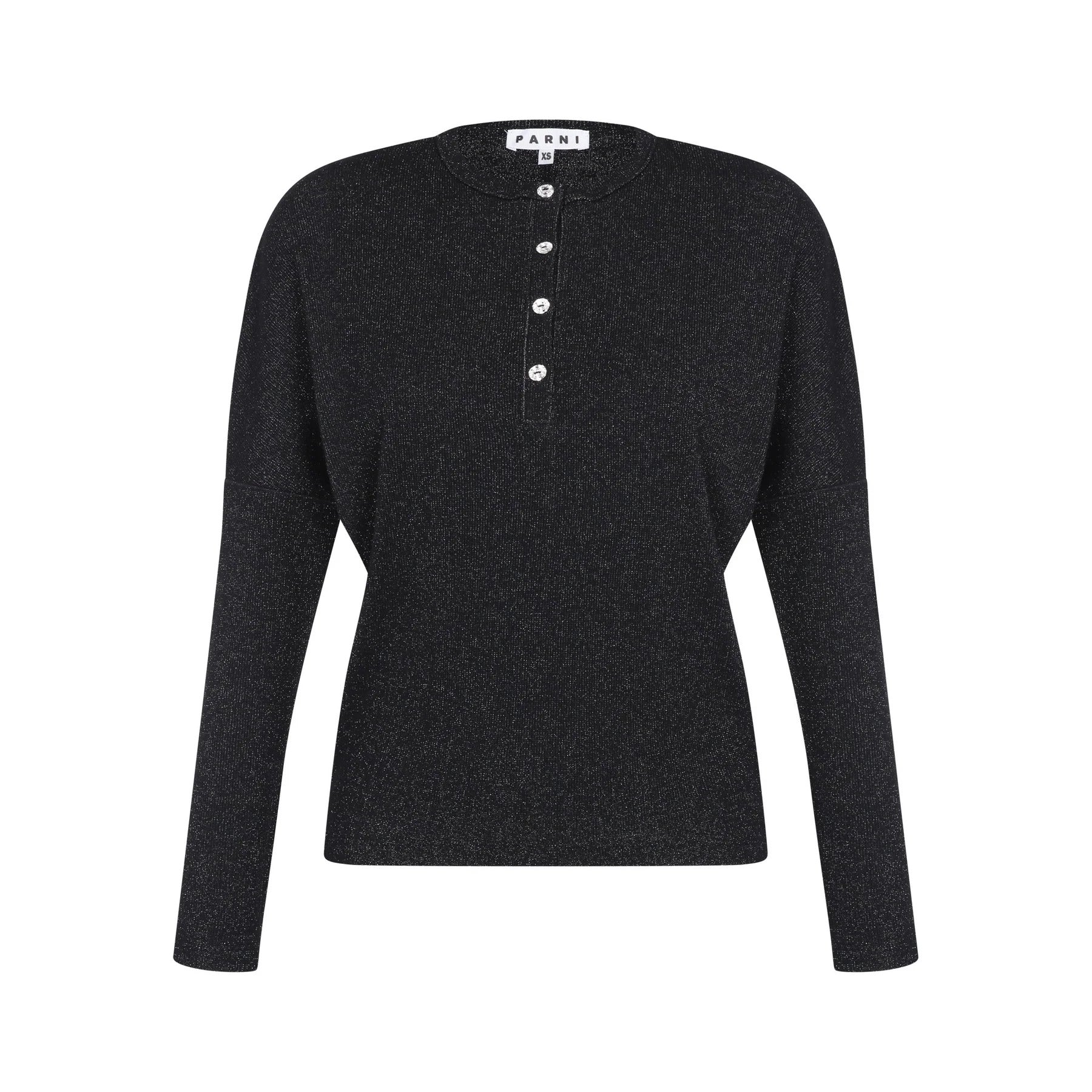 PAR-T419 LUREX RHINESTONE DOLMAN TOP