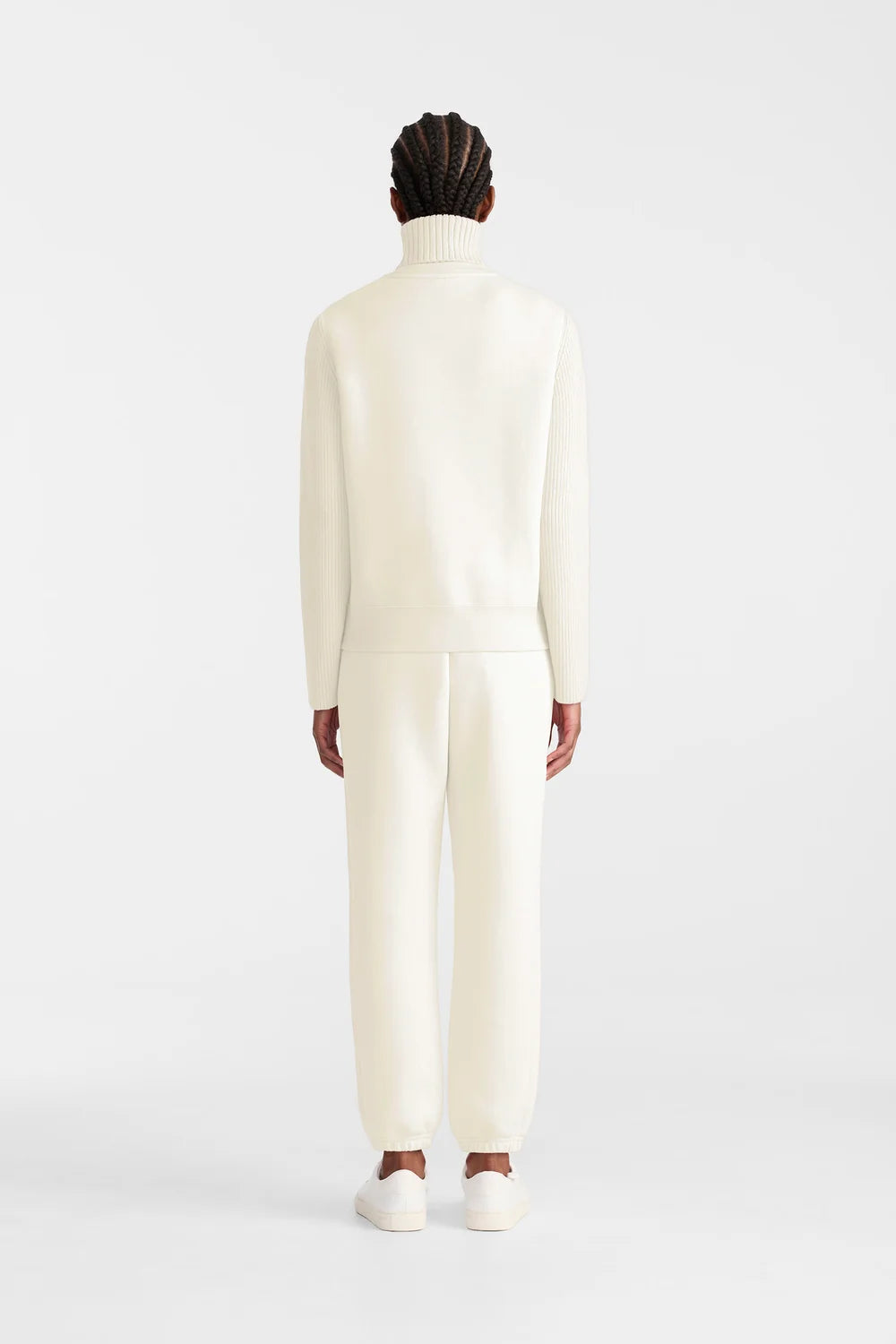 MKG-RALEIGH IVORY KNIT TURTLENECK