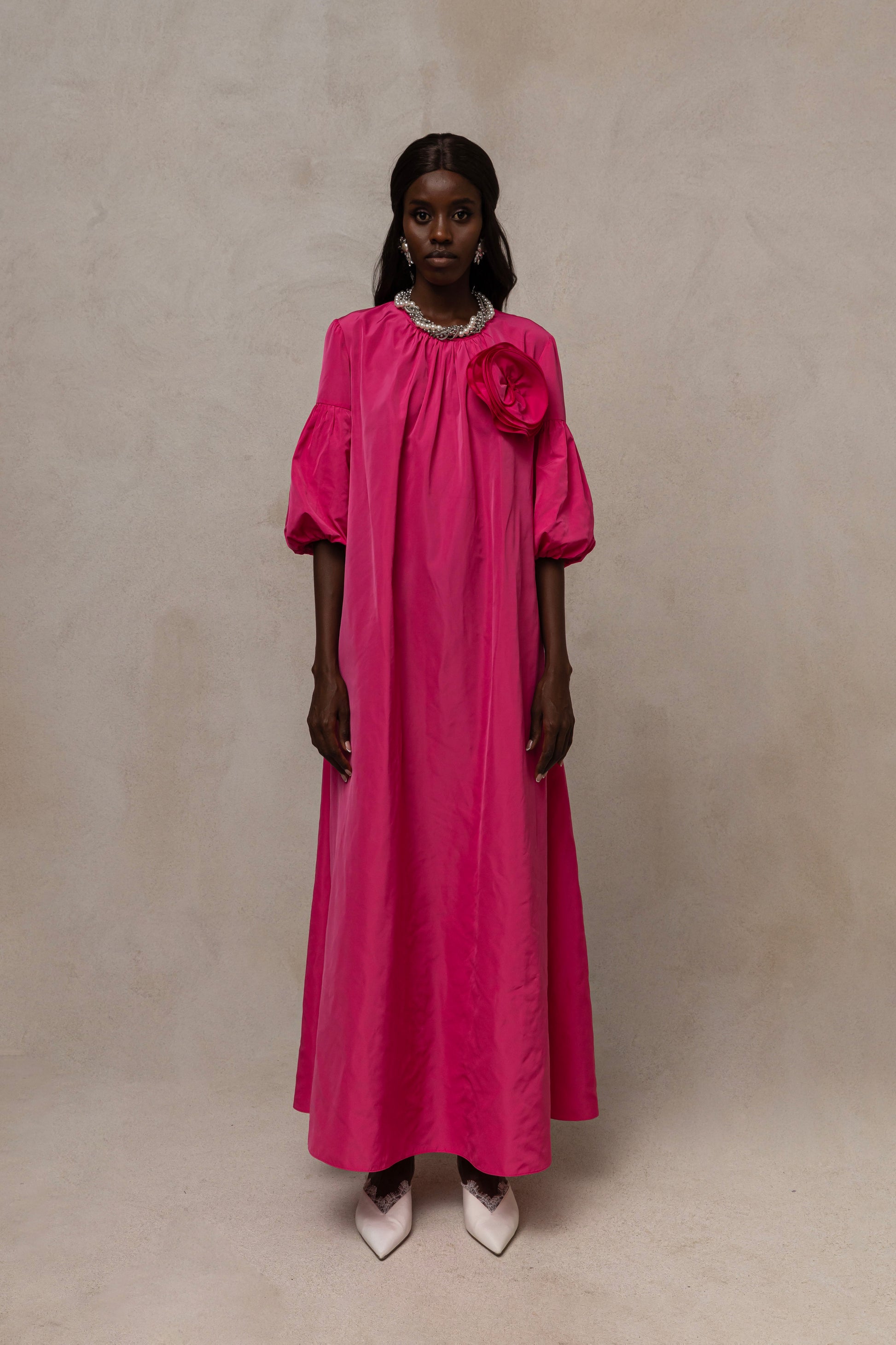 NIS-RC15692 BLACK ROSE DRESS