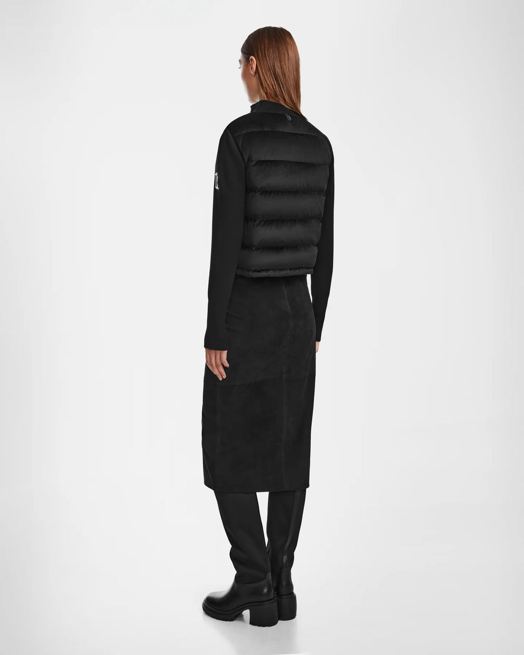 RUD-8124519 CAMILLE BLACK VELOUR JACKET