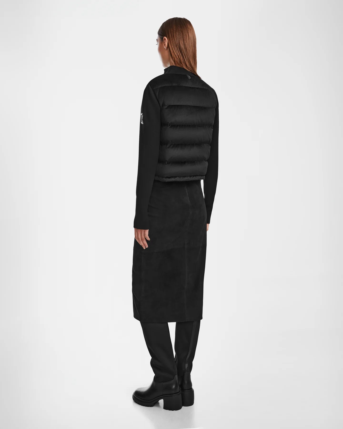 RUD-8124519 CAMILLE BLACK VELOUR JACKET