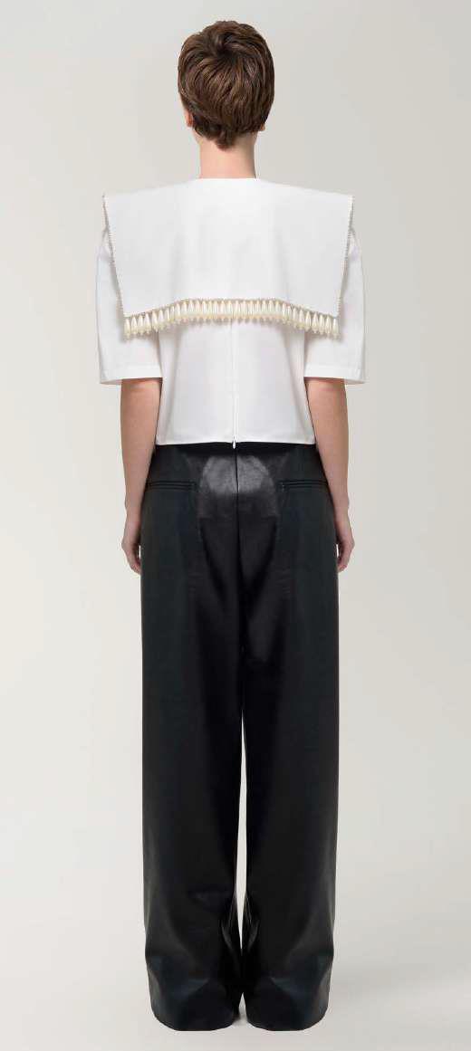 ANK-I-10-SR WHITE PEARL BLOUSE