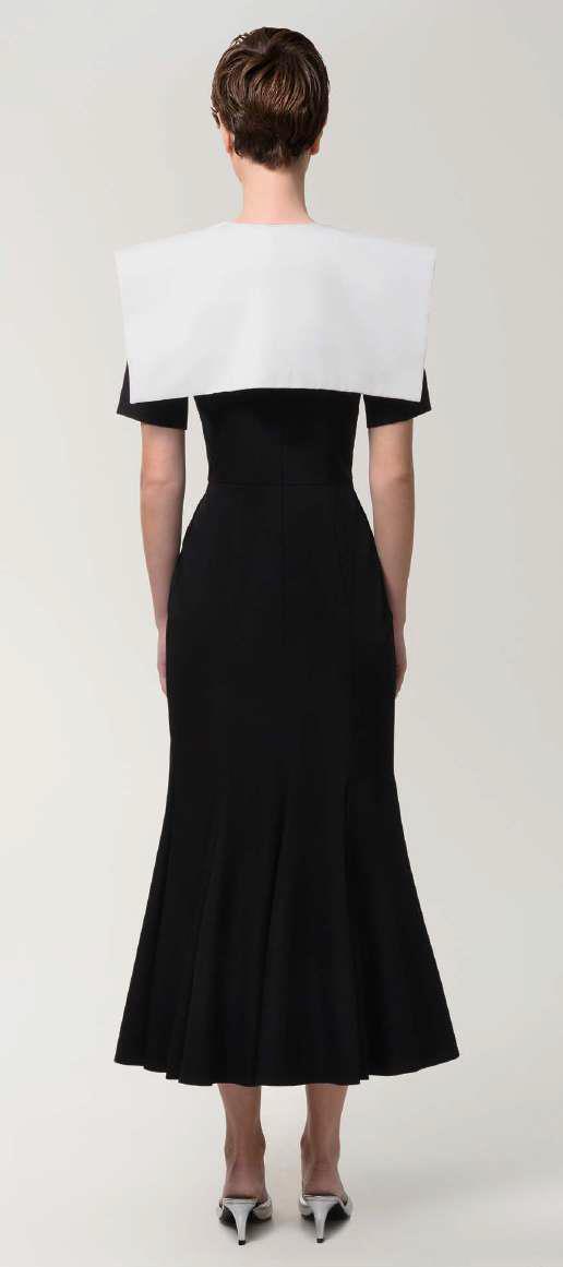ANK-13DR-WT BLACK & WHITE DRESS