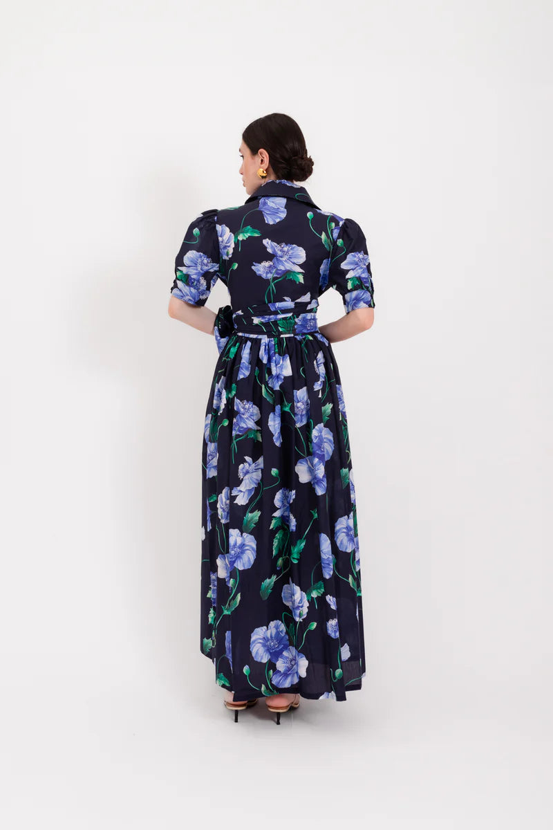 LAV-SALCERELLA BLACK FLORAL DRESS