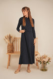 DEJ-SB4CM8835DL BLACK SLEEVELESS DRESS