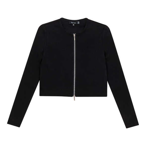 DEJ-SB4CM8836T BLACK CARDIGAN