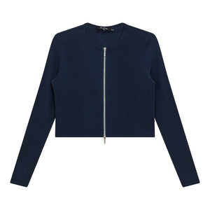 DEJ-SB4CM8836T DARK DENIM CARDIGAN