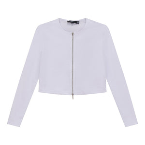 DEJ-SB4CM8836T WHITE CARDIGAN