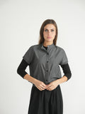 DEJ-SB4CM8905T BLACK OR BLUE DENIM BUTTON-DOWN VEST