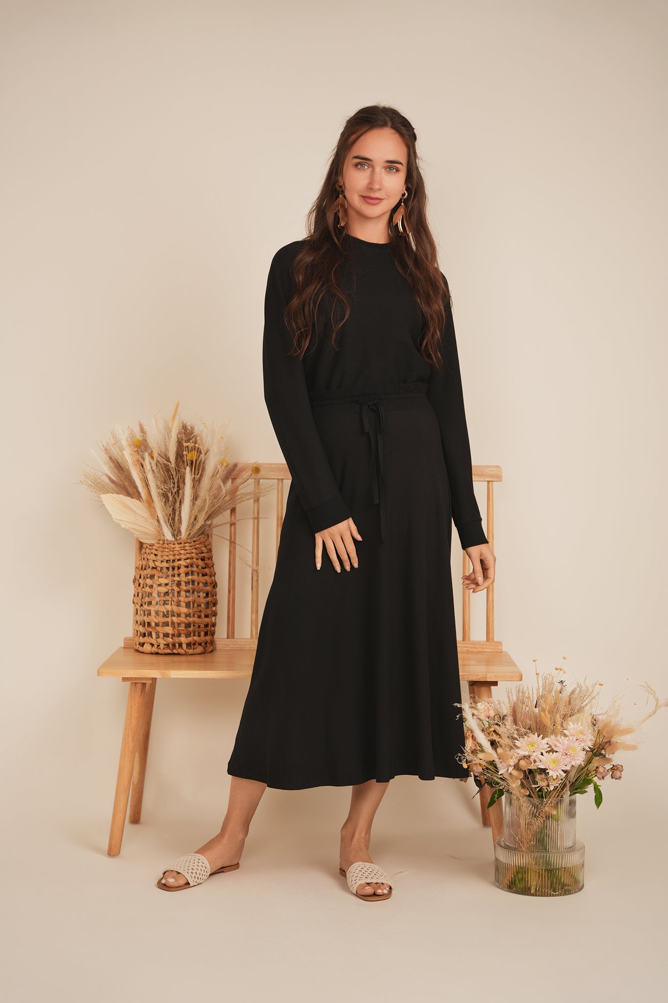 DEJ-SB5CM1291SM BLACK BOW SKIRT