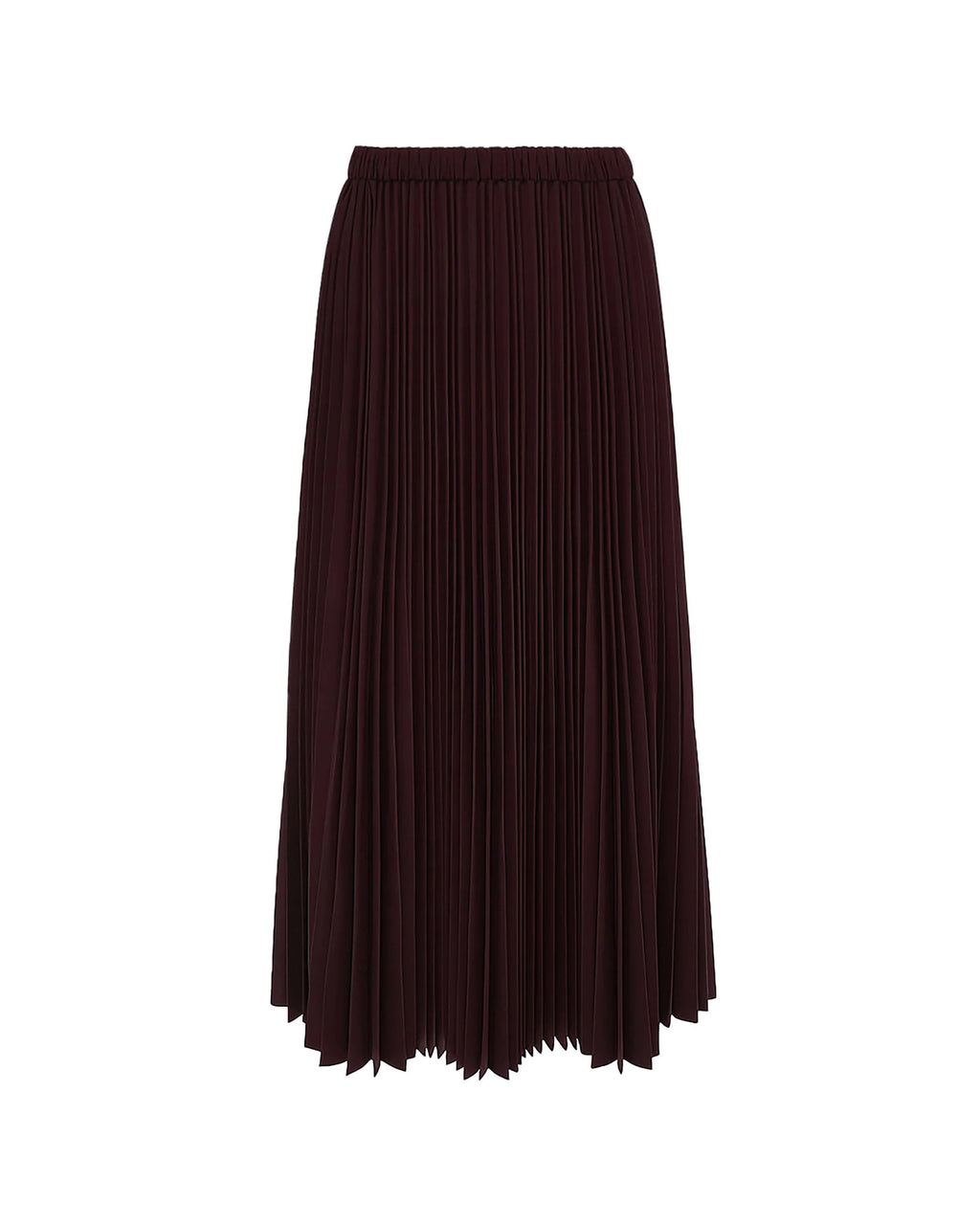 BEA-AB2C5017RO99 PLUM PLEATED SKIRT