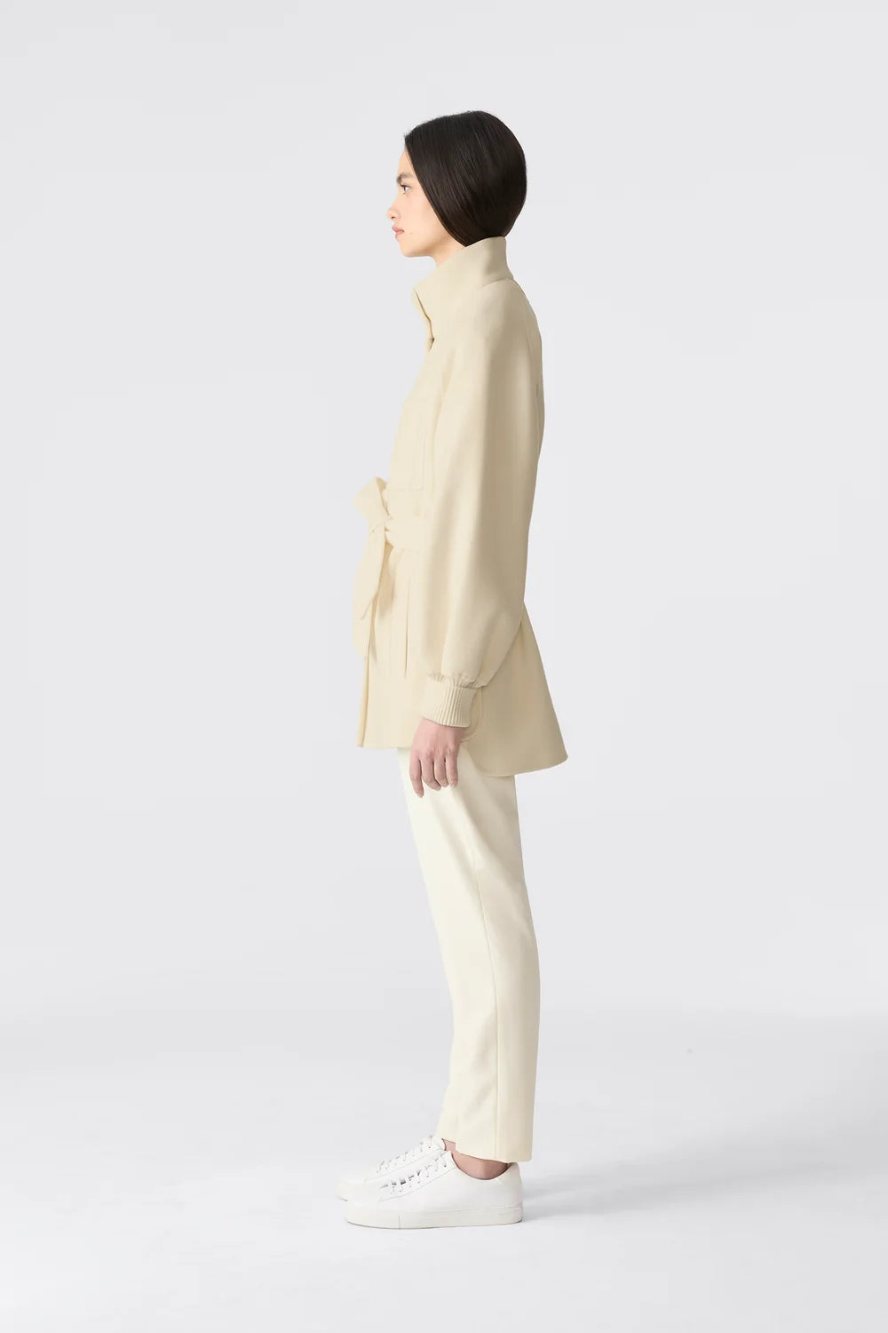 MKG-HANIA CREAM DOUBLE FACE WOOL COAT