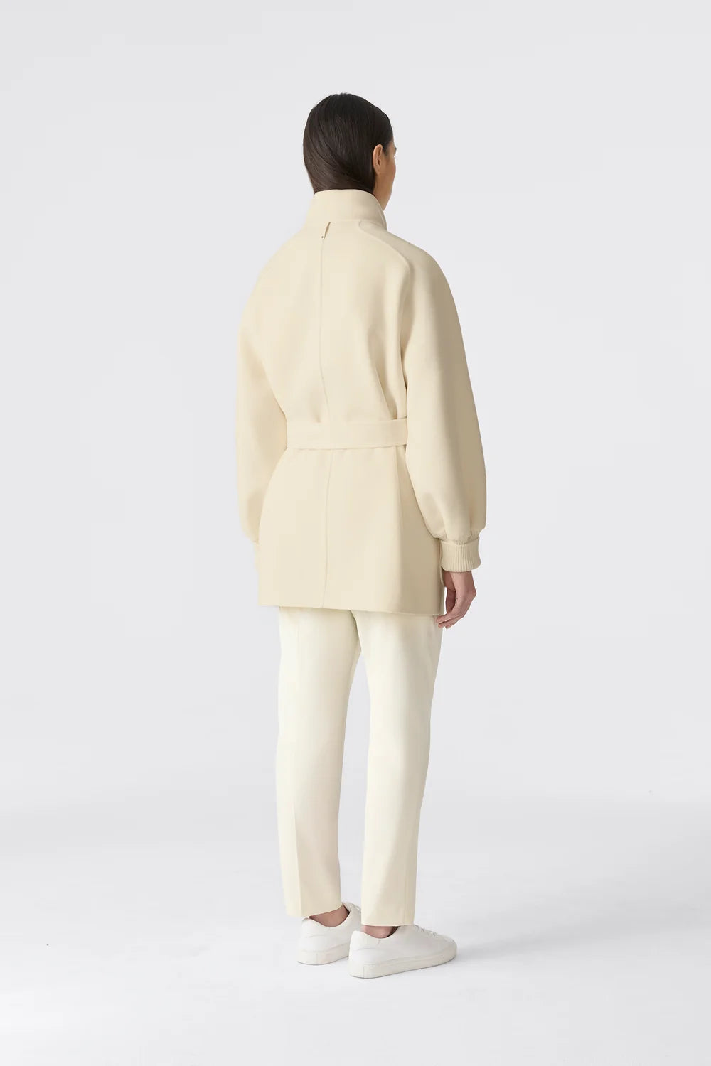 MKG-HANIA CREAM DOUBLE FACE WOOL COAT