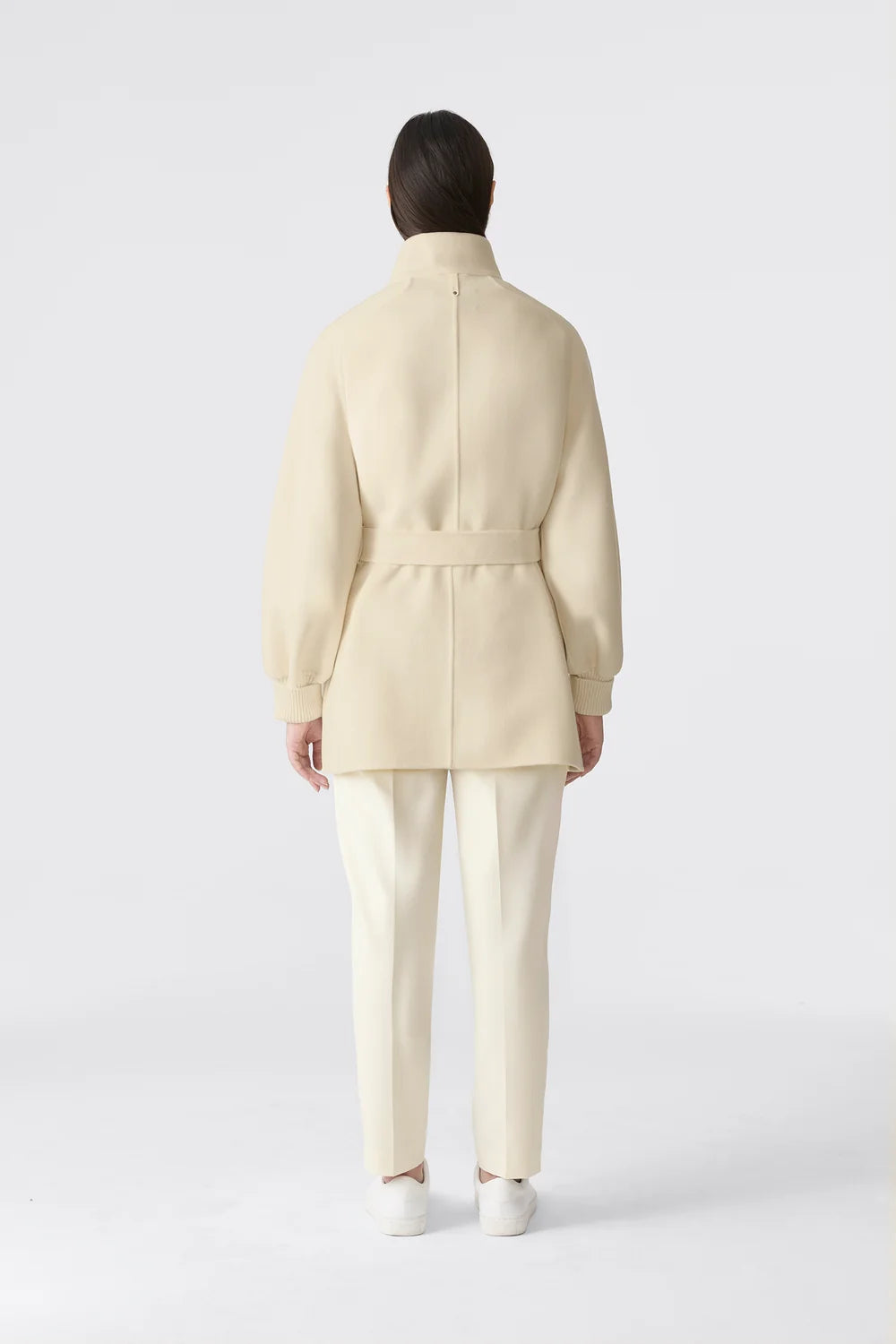 MKG-HANIA CREAM DOUBLE FACE WOOL COAT