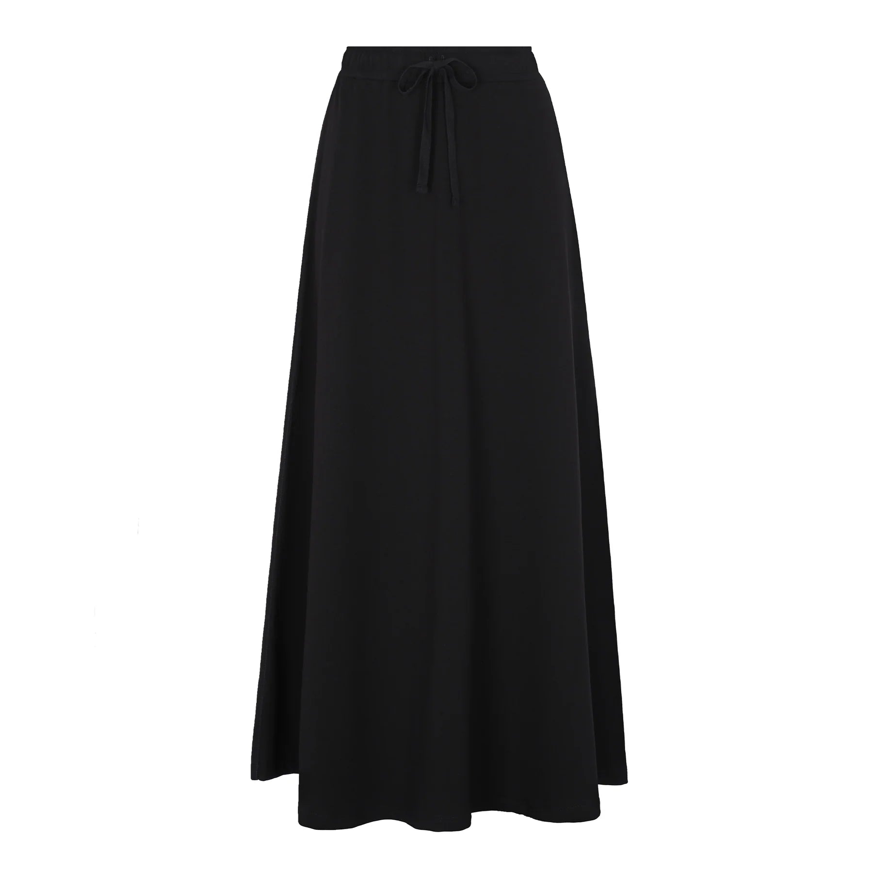 PAR-SK405 BLACK FRENCH TERRY SKIRT