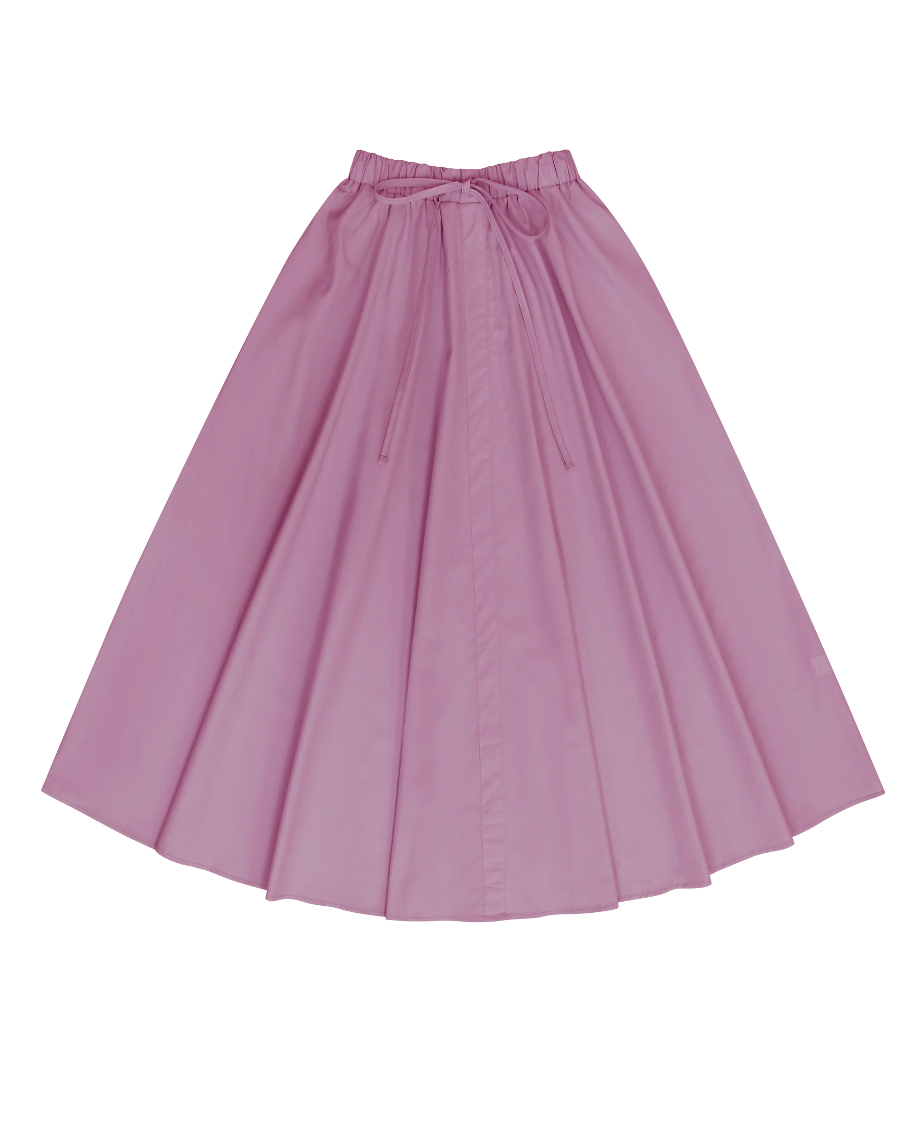 PAR-SK439 DARK ROSE WOVEN DRAWSTRING SKIRT