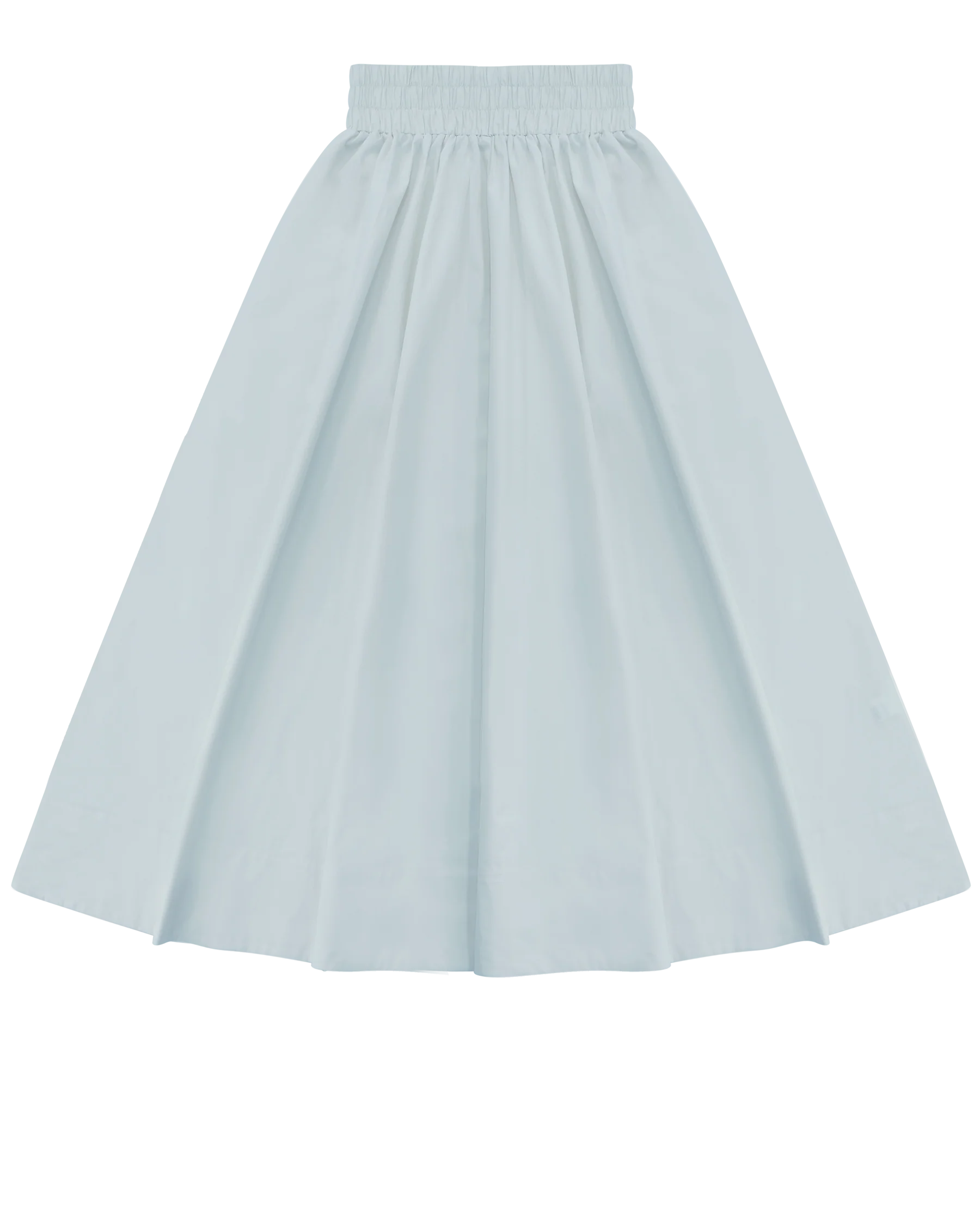 PAR-SK440 LIGHT BLUE WOVEN SKIRT