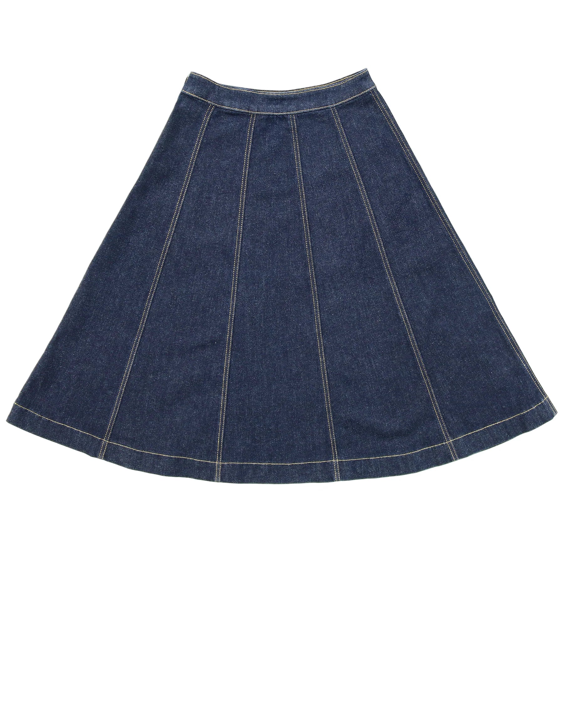 PAR-SK471 BLUE DENIM SHORT SKIRT