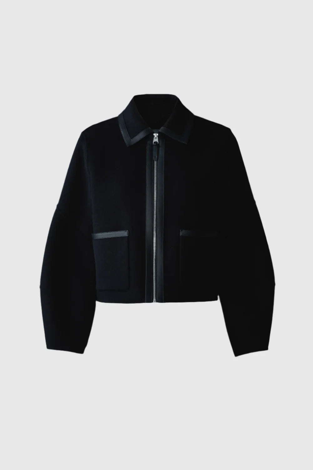 MKG-SOLANA BLACK WOOL JACKET