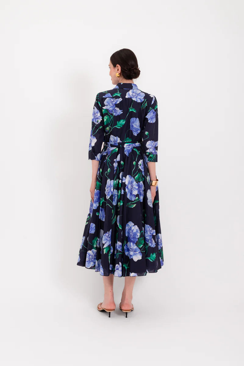 LAV-SPRITZ BLACK PRINT DRESS