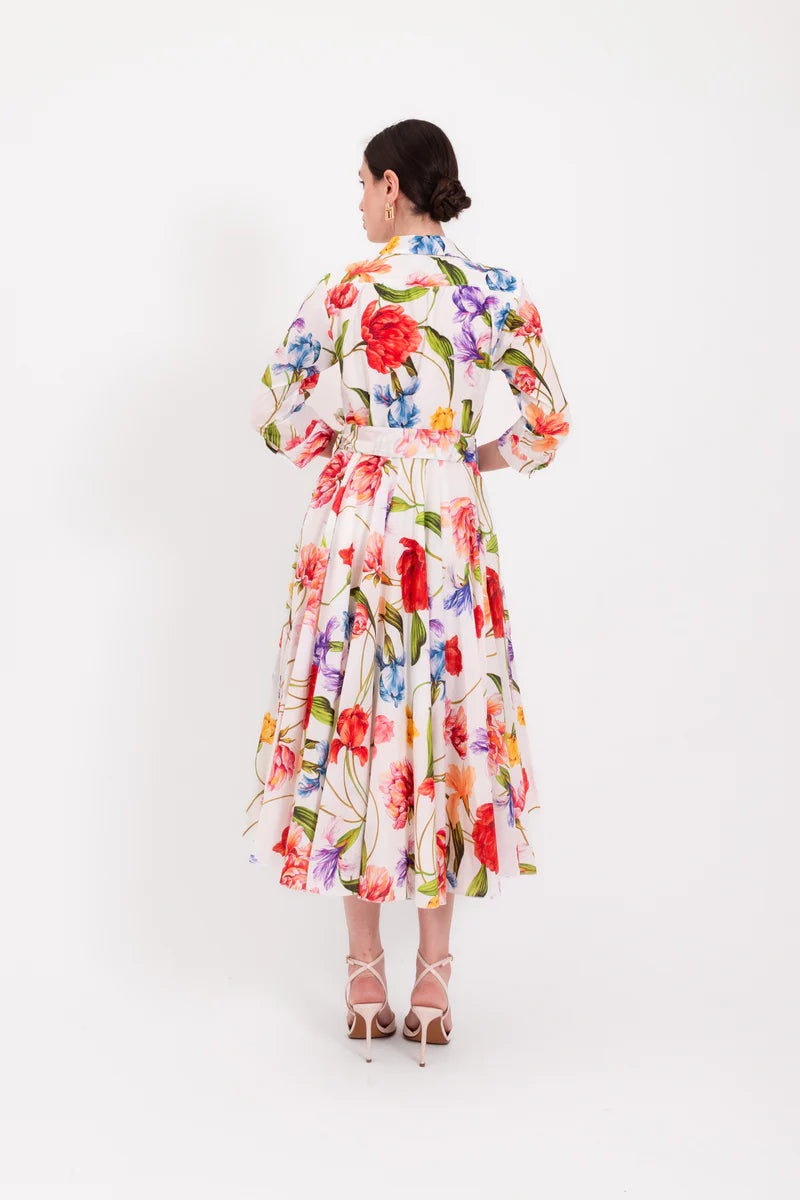 LAV-SPRITZ WHITE FLORAL DRESS