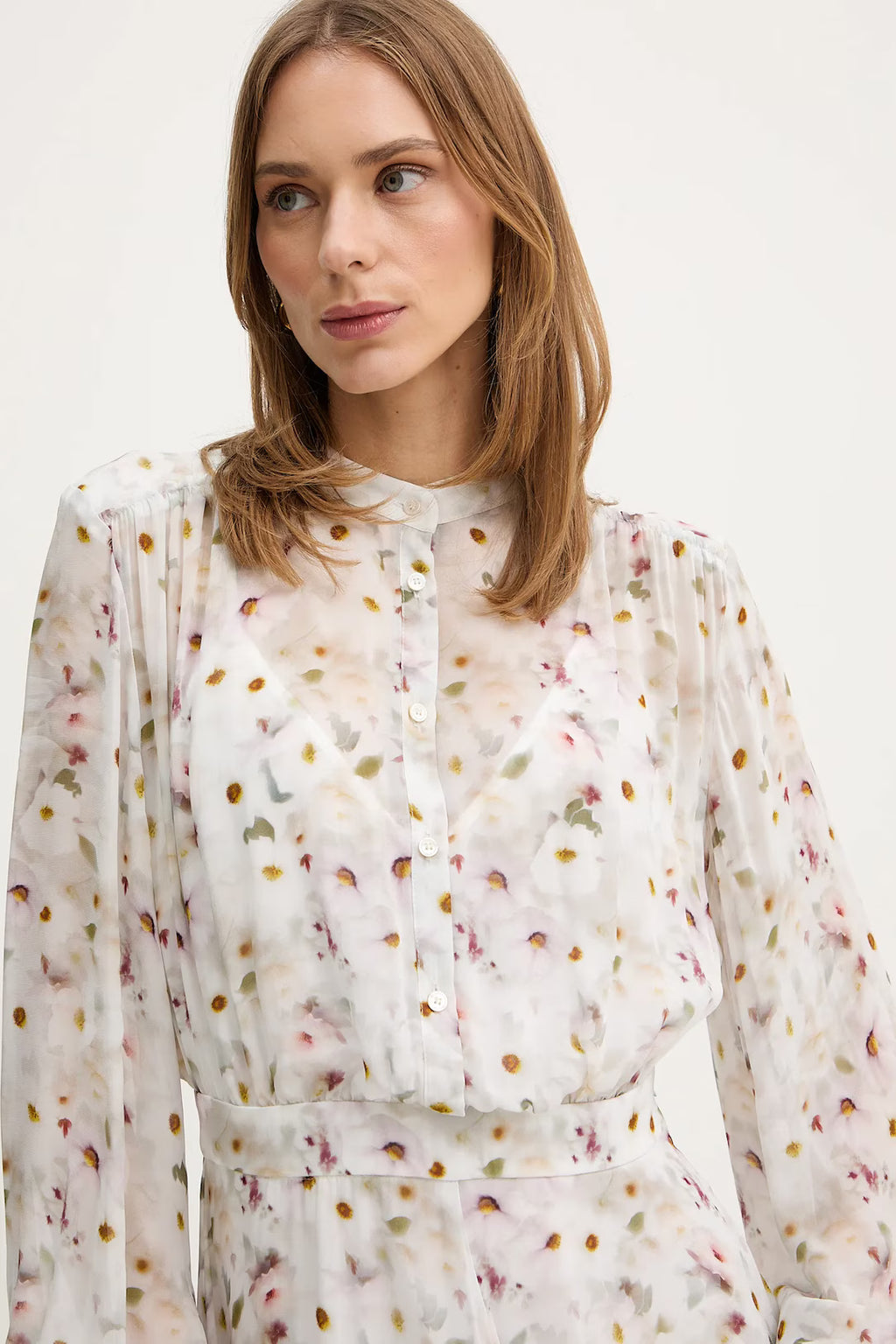 MRL-213221151 MLLMASTRO POWDER ROSES DRESS