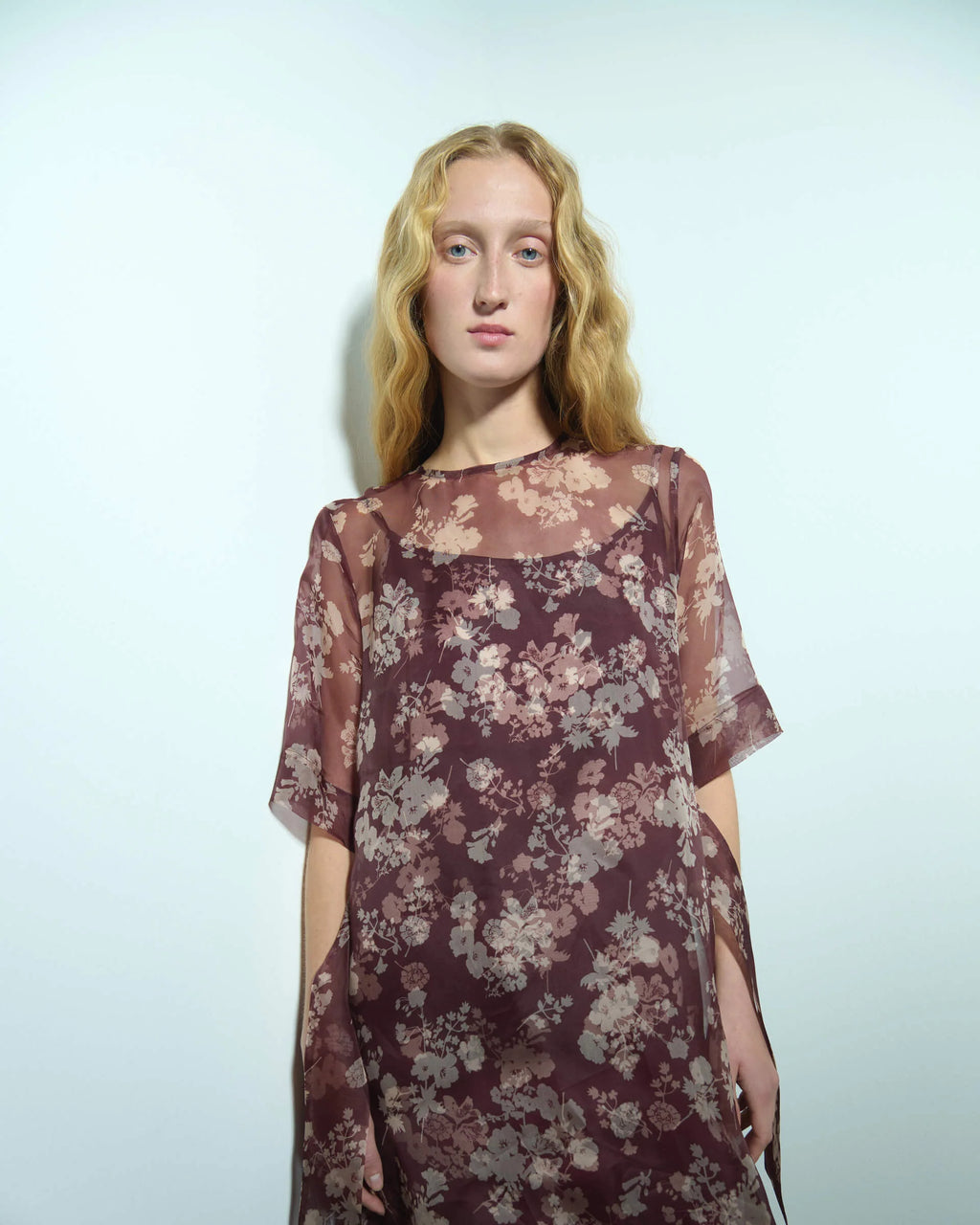 BEA-AB2C6762MEN43 AMBER PRINT DRESS