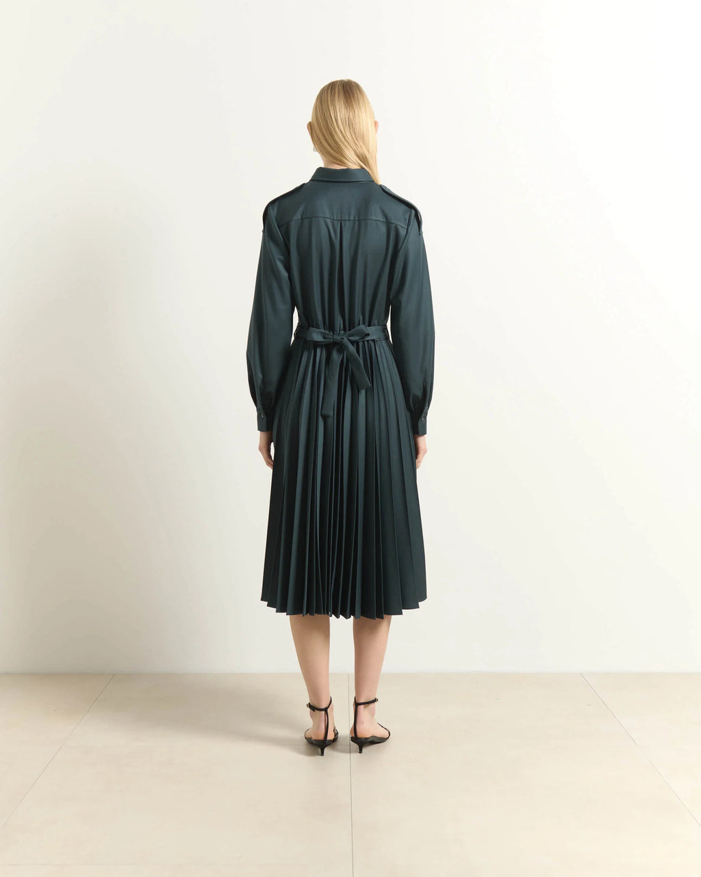 BEA-AB2C6753RO99 PINE DIAMANTE BELT DRESS