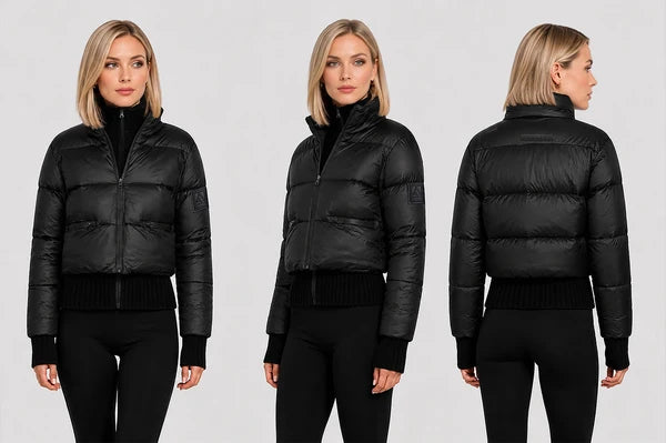 ARB-4026 BLACK DOUBLE LAYER JACKET