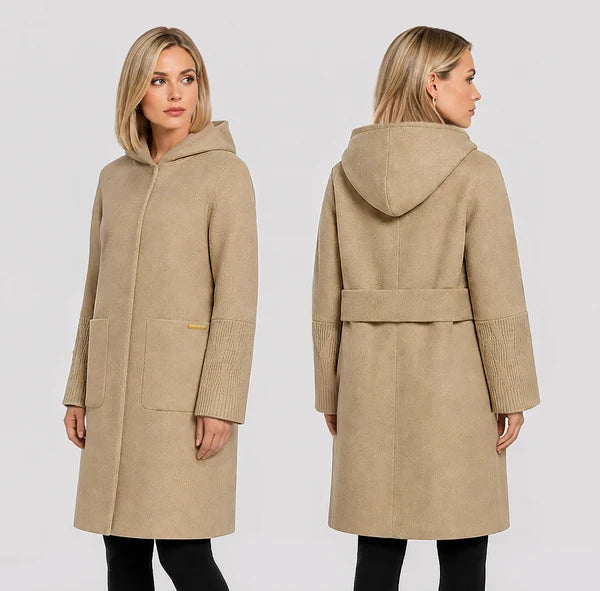 ARB-8026 OATMEAL WOOL COAT