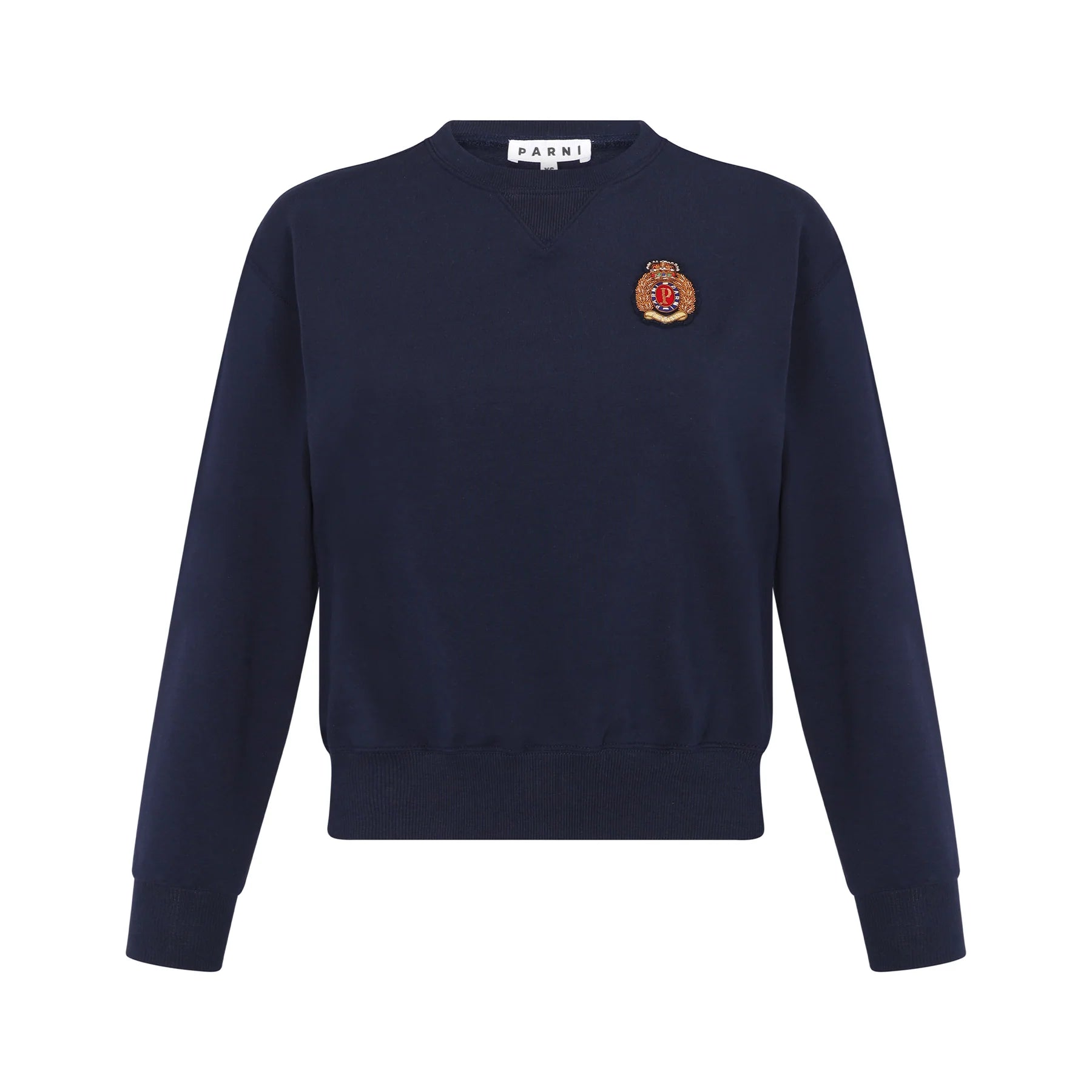 PAR-T398 BLACK EMBLEM SWEATSHIRT