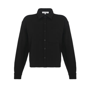 PAR-T406 BLACK CARGO SHIRT TOP