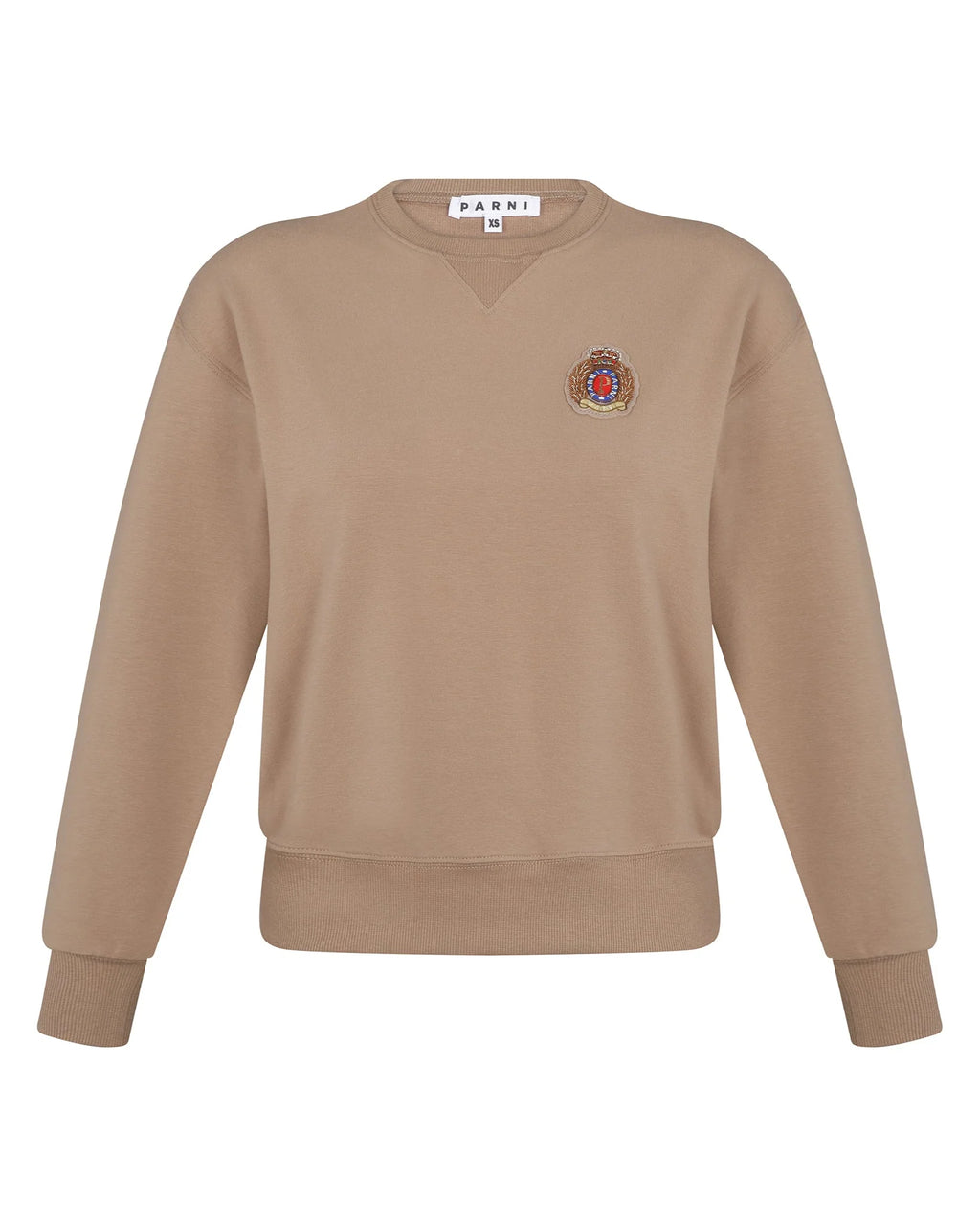 PAR-T477 CAMEL EMBLEM SWEATSHIRT