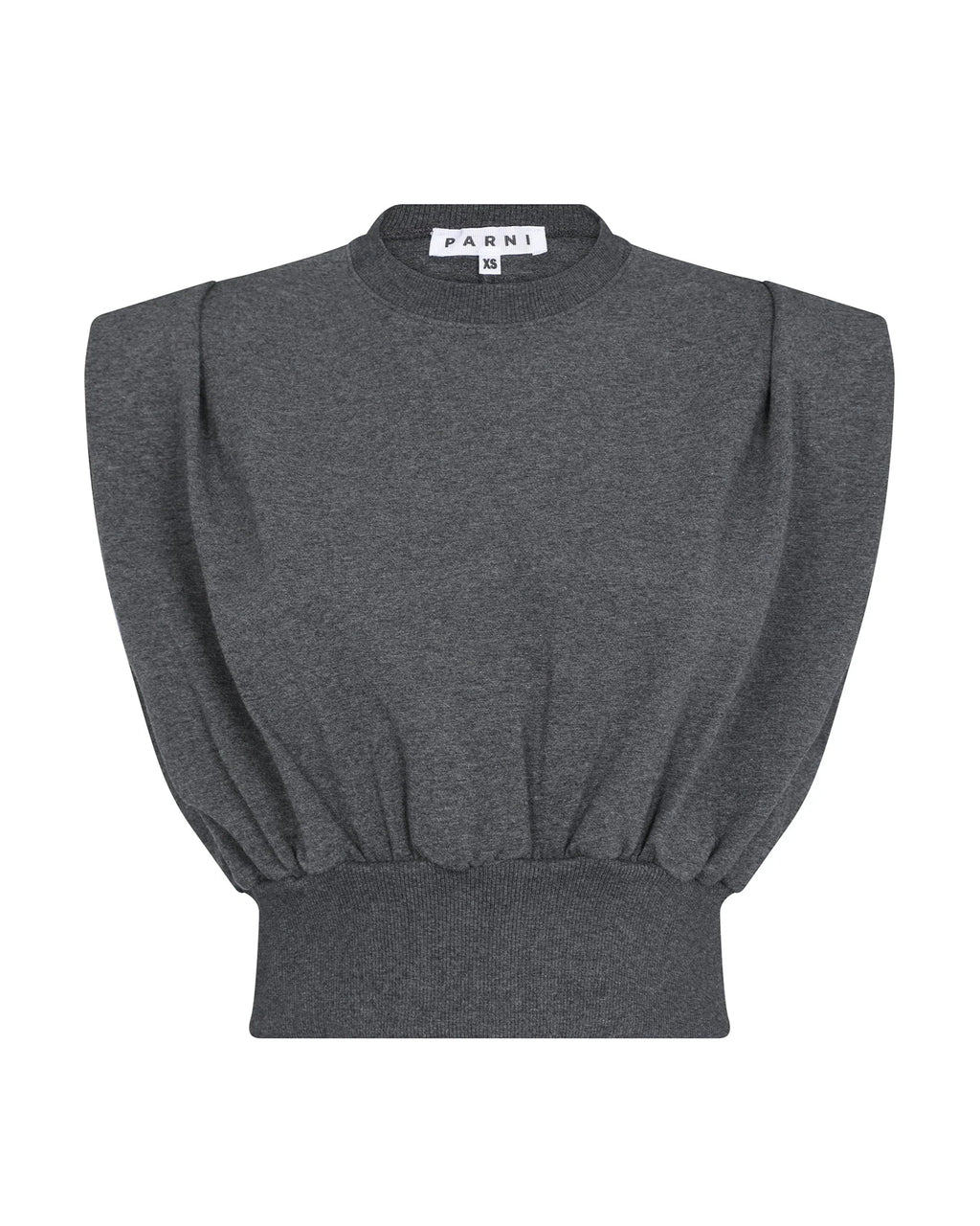 PAR-T495 GREY FRENCH TERRY VEST