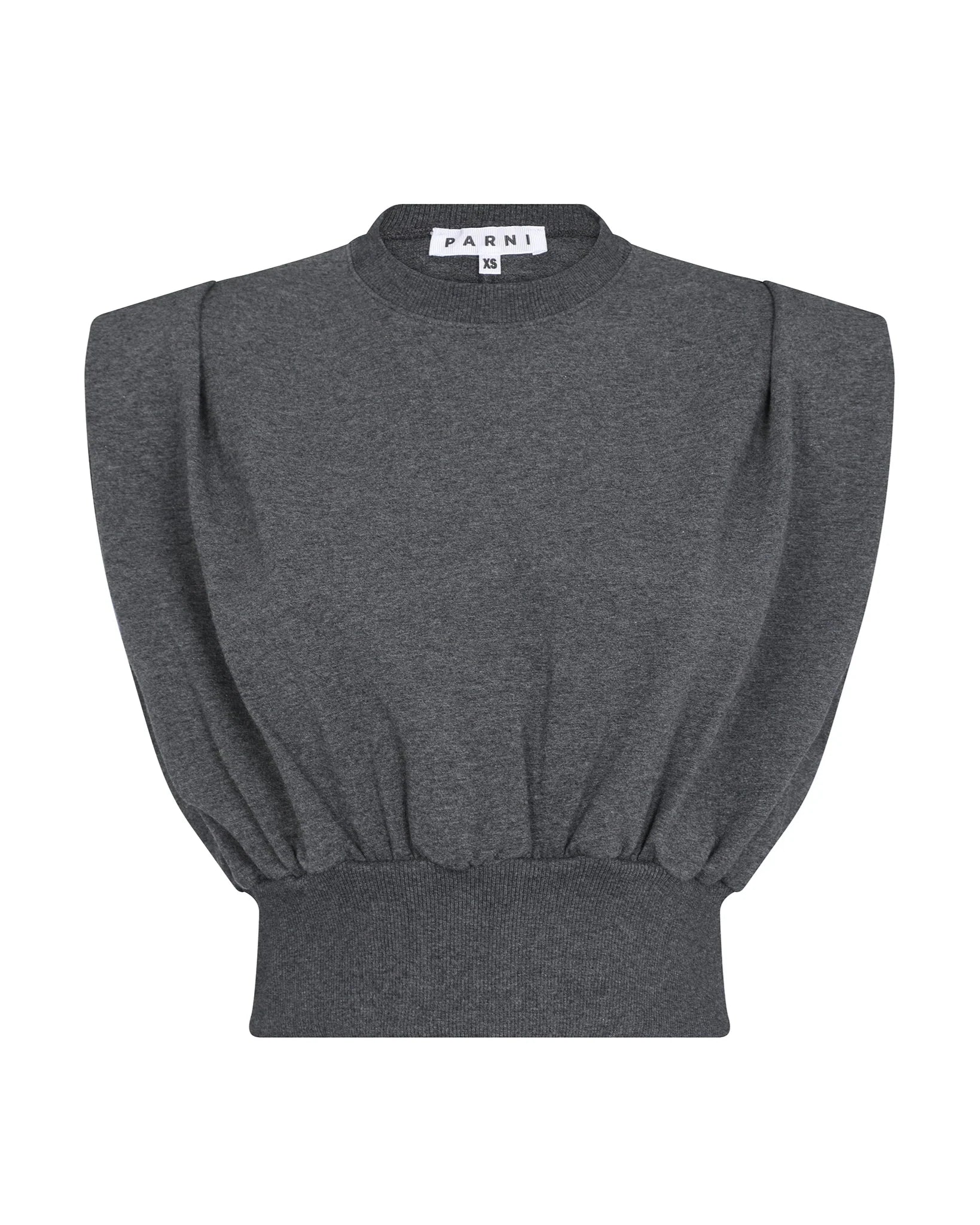 PAR-T495 GREY FRENCH TERRY VEST