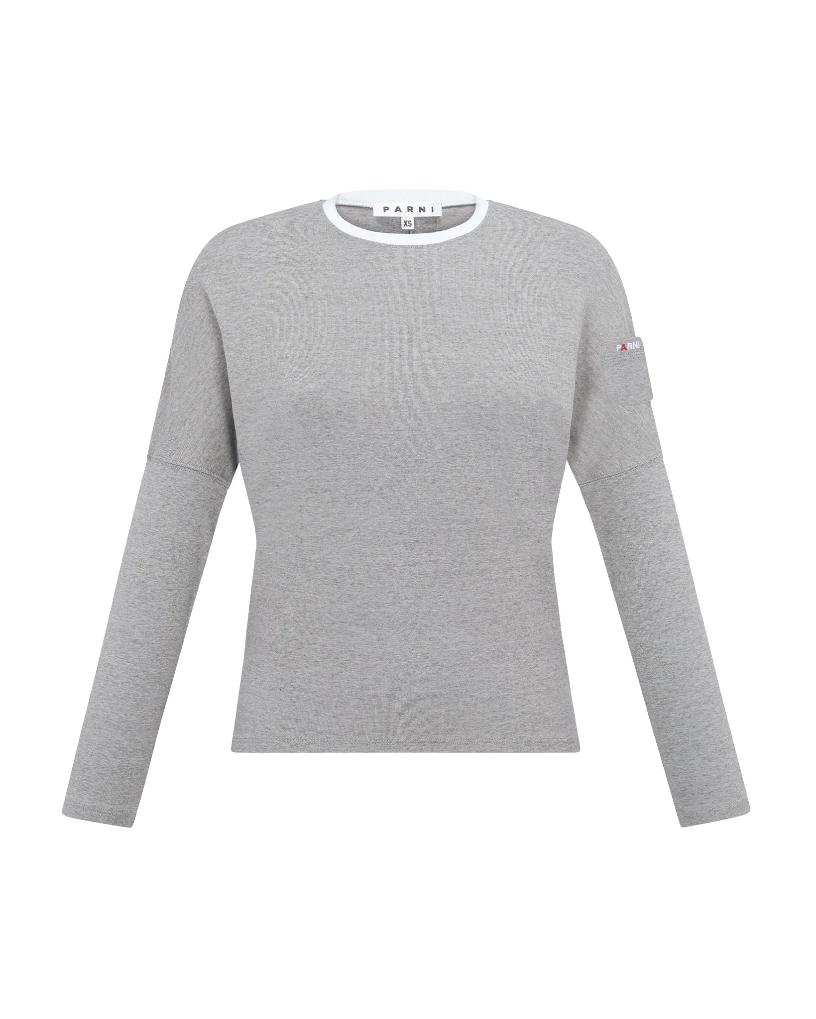 PAR-T512 GREY DOLMAN POCKET T-SHIRT