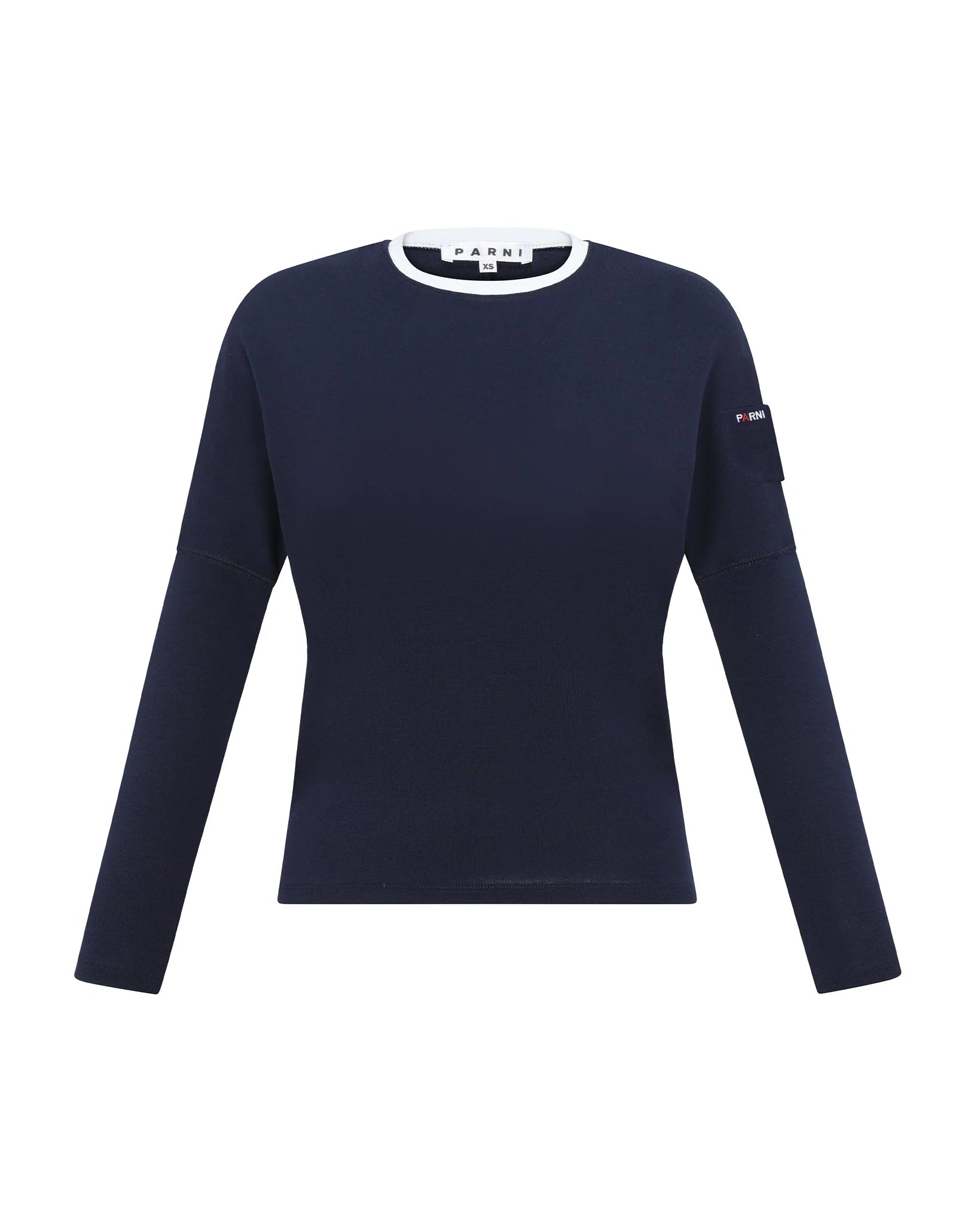 PAR-T512 NAVY DOLMAN POCKET T-SHIRT