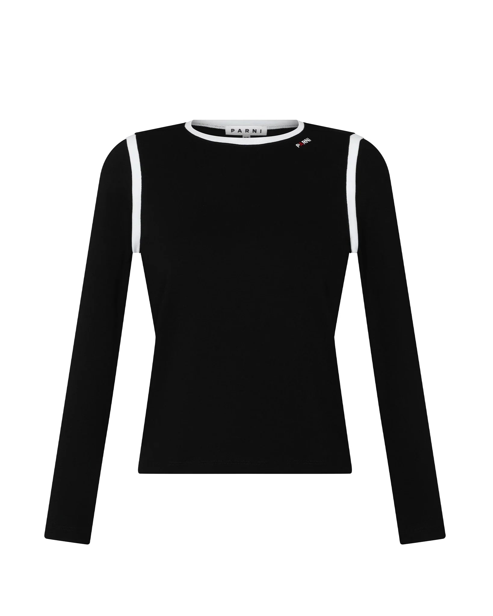 PAR-T517 BLACK CONTRAST T-SHIRT