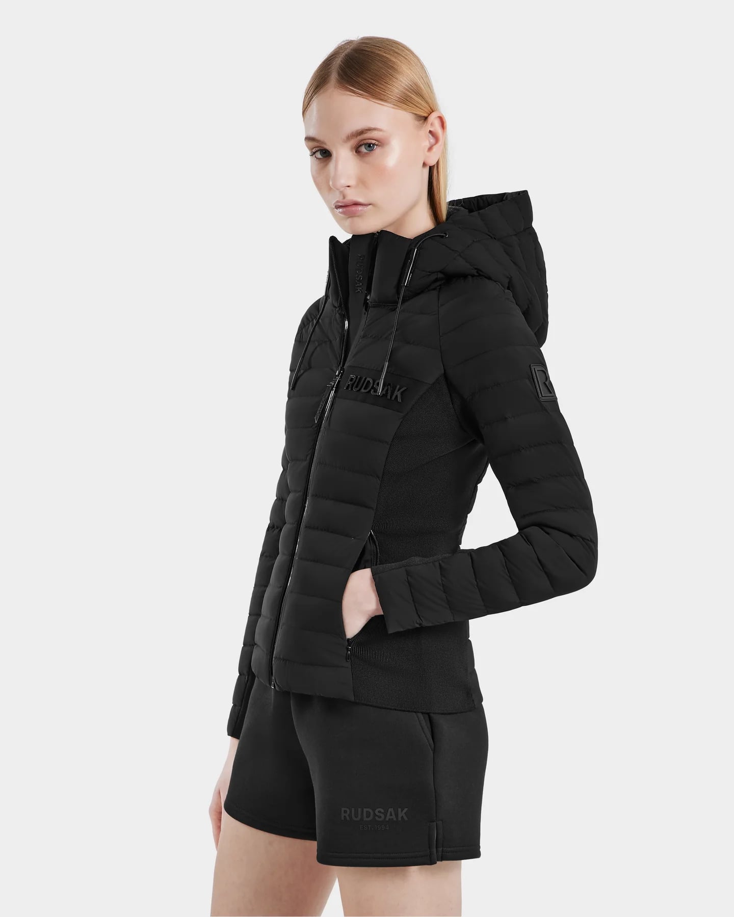RUD-8123022 ALANA BLACK MATTE JACKET